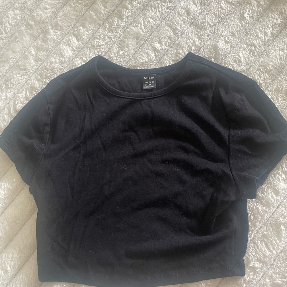Black Crop Top